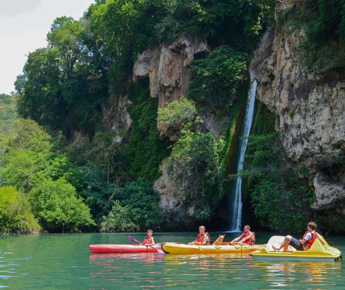 Camping Cascade Aveyron Saint-Rome-de-Tarn Extérieur photo
